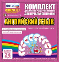 Динамические раздаточные пособия. Английский язык (веера). Английские местоимения, английские предлоги. - fgospostavki.ru - Уссурийск