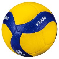 Мяч волейбольный Mikasa V200W (размер 5, синтетическая кожа, профессиональный) - fgospostavki.ru - Уссурийск