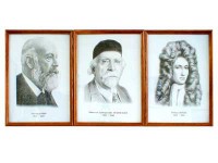 Портреты выдающихся химиков (деревянная рамка, под стеклом) - fgospostavki.ru - Уссурийск