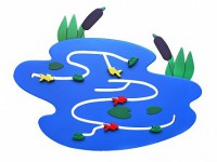 Сенсомоторное декоративно-развивающее панно "Река" - fgospostavki.ru - Уссурийск