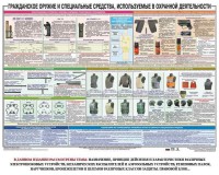 Плакат "Гражданское оружие и спецсредства, используемые в охранной деятельности" - fgospostavki.ru - Уссурийск