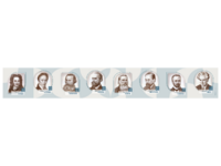Стенд-лента "Выдающиеся ученые-историки" - fgospostavki.ru - Уссурийск