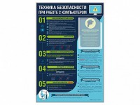 Стенд-уголок "Техника безопасности при работе на компьютере в общеобразовательных учреждениях" - fgospostavki.ru - Уссурийск