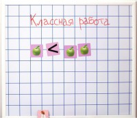Магнитно-маркерная доска "Клетка" (86 см х 75 см) - fgospostavki.ru - Уссурийск