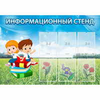 Стенд информационный с 6 карманами - fgospostavki.ru - Уссурийск