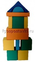 Мягкий модуль-конструктор "Городок" (12 элементов) - fgospostavki.ru - Уссурийск