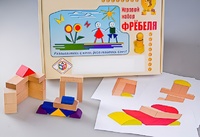 Игровой набор Фребеля "Конструктор деревянный без соединений-2" (Серия "Эксперимент") - fgospostavki.ru - Уссурийск