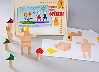 Игровой набор Фребеля "Конструктор деревянный без соединений-3" (Серия "Эксперимент") - fgospostavki.ru - Уссурийск