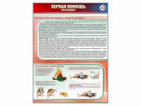 Стенд "Первая помощь при пожаре" - fgospostavki.ru - Уссурийск