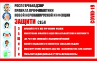 Плакат "Правила профилактики коронавируса" - fgospostavki.ru - Уссурийск