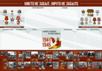 Стенд-уголок "Никто не забыт, ничто не забыто" - fgospostavki.ru - Уссурийск