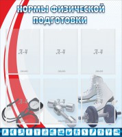 Стенд "Нормы физической подготовки" Вариант 2 - fgospostavki.ru - Уссурийск