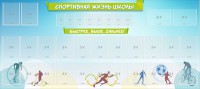 Стенд "Спортивная жизнь школы" - fgospostavki.ru - Уссурийск