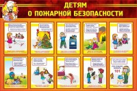 Стенд "Детям о пожарной безопасности" - fgospostavki.ru - Уссурийск