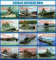 Стенд "Боевые корабли ВМФ" - fgospostavki.ru - Уссурийск