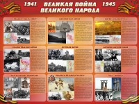 Стенд "Великая война Великого народа" Вариант 1 (9 блоков) - fgospostavki.ru - Уссурийск