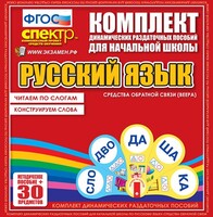Динамические раздаточные пособия. Русский язык (веера). Читаем по слогам (слоги из двух букв). Конструируем слова (слоги из двух и трех букв). - fgospostavki.ru - Уссурийск