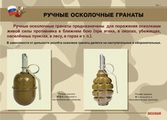 Комплект плакатов "Ручные гранаты" - fgospostavki.ru - Уссурийск