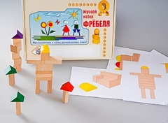 Игровой набор Фребеля "Конструктор деревянный без соединений-3" (Серия "Эксперимент") - fgospostavki.ru - Уссурийск