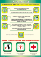 Таблица "Выполняйте опыты только по инструкции" (100х140 сантиметров, винил) - fgospostavki.ru - Уссурийск