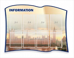 Стенд резной "Информация" Вариант 9 - fgospostavki.ru - Уссурийск