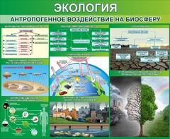Стенд "Экология. Антропогенное воздействие на биосферу" - fgospostavki.ru - Уссурийск
