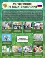 Стенд "Мероприятия по защите населения" - fgospostavki.ru - Уссурийск