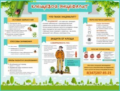 Стенд "Клещевой энцефалит" - fgospostavki.ru - Уссурийск