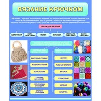 Стенд "Вязание крючком" - fgospostavki.ru - Уссурийск