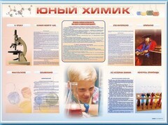 Стенд-уголок "Юный химик" - fgospostavki.ru - Уссурийск