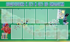 Стенд "Подготовка к ЕГЭ и ОГЭ по биологии" Вариант 2 - fgospostavki.ru - Уссурийск