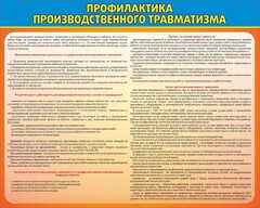 Стенд "Профилактика производственного травматизма" - fgospostavki.ru - Уссурийск
