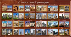 Стенд "Стили и эпохи в архитектуре" - fgospostavki.ru - Уссурийск