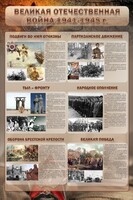 Стенд "Великая Отечественная война" (события) - fgospostavki.ru - Уссурийск