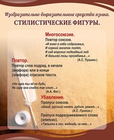 Стенд "Стилистические фигуры" Вариант 1 - fgospostavki.ru - Уссурийск