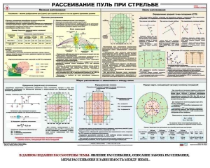 Плакат "Рассеивание пуль при стрельбе" - fgospostavki.ru - Уссурийск