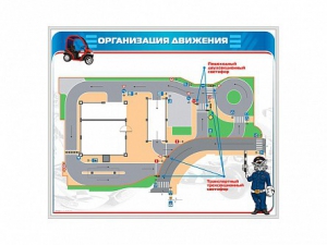 Магнитно-маркерная доска "Организация движения" - fgospostavki.ru - Уссурийск