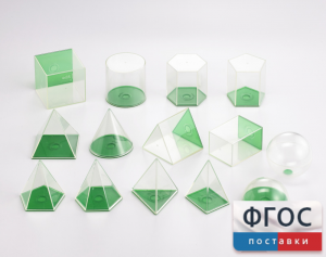 Фигуры геометрические 8 см. Набор прозрачный - fgospostavki.ru - Уссурийск