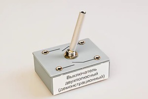 Выключатель двухполюсный (демонстрационный) - fgospostavki.ru - Уссурийск