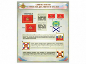 Стенд "Боевое знамя. Символы доблести и славы" - fgospostavki.ru - Уссурийск