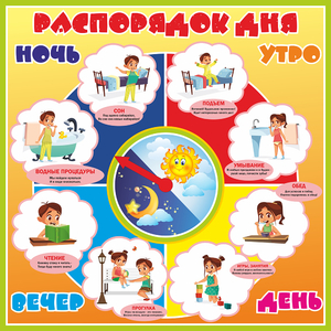 Стенд "Распорядок дня" - fgospostavki.ru - Уссурийск