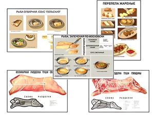 Плакаты ПРОФТЕХ "Кулинарные рецепты" (17 пл, винил, 70х100) - fgospostavki.ru - Уссурийск