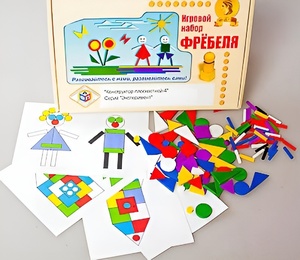 Игровой набор Фребеля "Конструктор плоскостной-4" (Серия "Эксперимент") - fgospostavki.ru - Уссурийск