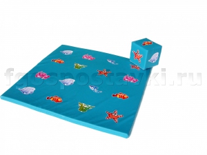 Игровой мат "Море" с кубиком - fgospostavki.ru - Уссурийск