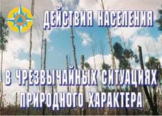 Комплект плакатов "Действия населения в ЧС природного характера" - fgospostavki.ru - Уссурийск