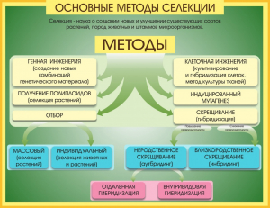 Стенд "Методы селекции и биотехнологии" - fgospostavki.ru - Уссурийск