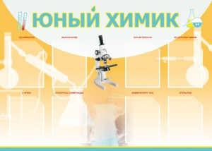 Стенд "Юный химик" Вариант 1 - fgospostavki.ru - Уссурийск