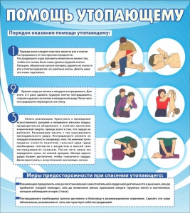 Стенд "Помощь утопающему" - fgospostavki.ru - Уссурийск