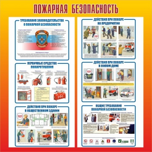 Стенд "Пожарная безопасность" Вариант 4 - fgospostavki.ru - Уссурийск
