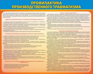 Стенд "Профилактика производственного травматизма" - fgospostavki.ru - Уссурийск